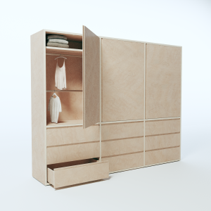 Wardrobe - Type 2 Layout 3