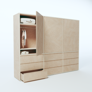 Wardrobe - Type 2 Layout 4