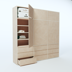 Wardrobe - Type 3 Layout 1