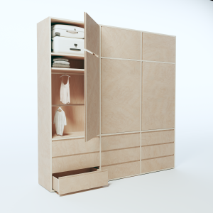 Wardrobe - Type 3 Layout 3