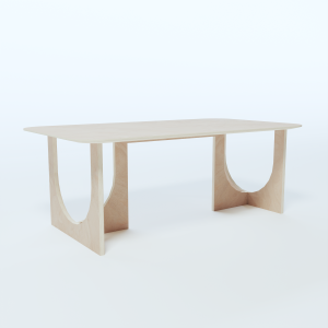 Table - Ply Legs Layout 4