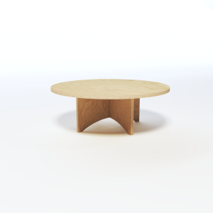 Round Timber Coffee Table Layout 1 - brak możliwości odwzorowania