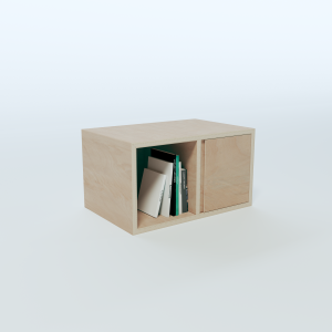 Bedside Table - 4 Sections Layout 9