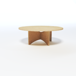 Round Timber Coffee Table Layout 7