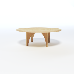 Round Timber Coffee Table Layout 8