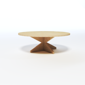 Round Timber Coffee Table Layout 9 - brak możliwości odwzorowania