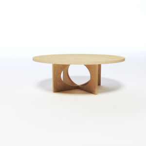 Round Timber Coffee Table Layout 10