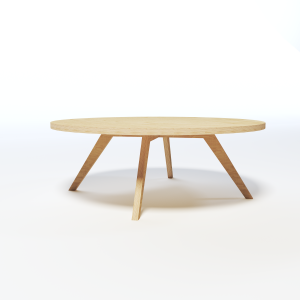 Round Timber Coffee Table Layout 12
