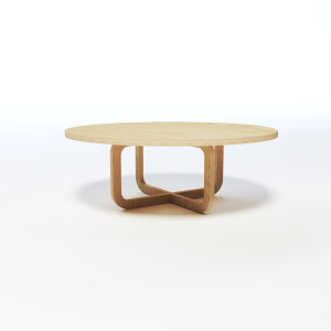 Round Timber Coffee Table Layout 2