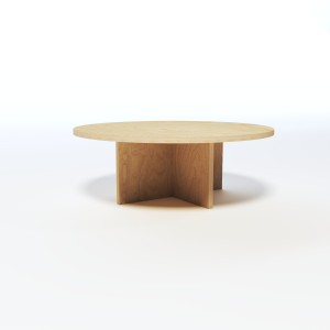 Round Timber Coffee Table Layout 4 - brak możliwości odwzorowania