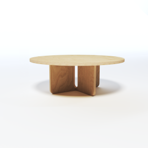 Round Timber Coffee Table Layout 5