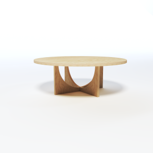 Round Timber Coffee Table Layout 20